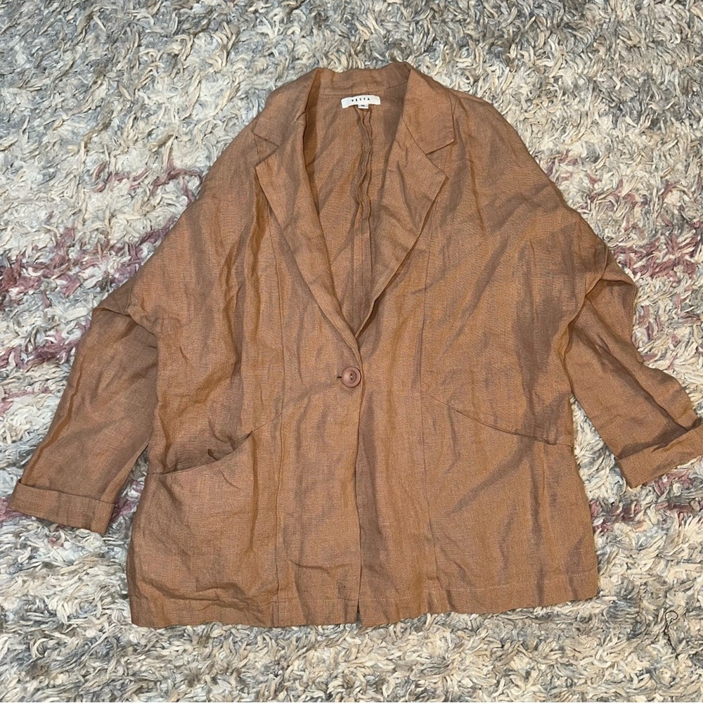 VETTA linen blazer jacket XS